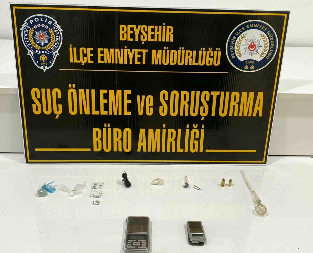 Konya Beyşehir\'de Uyuşturucu Operasyonu: 7 Gözaltı, 2 Tutuklama