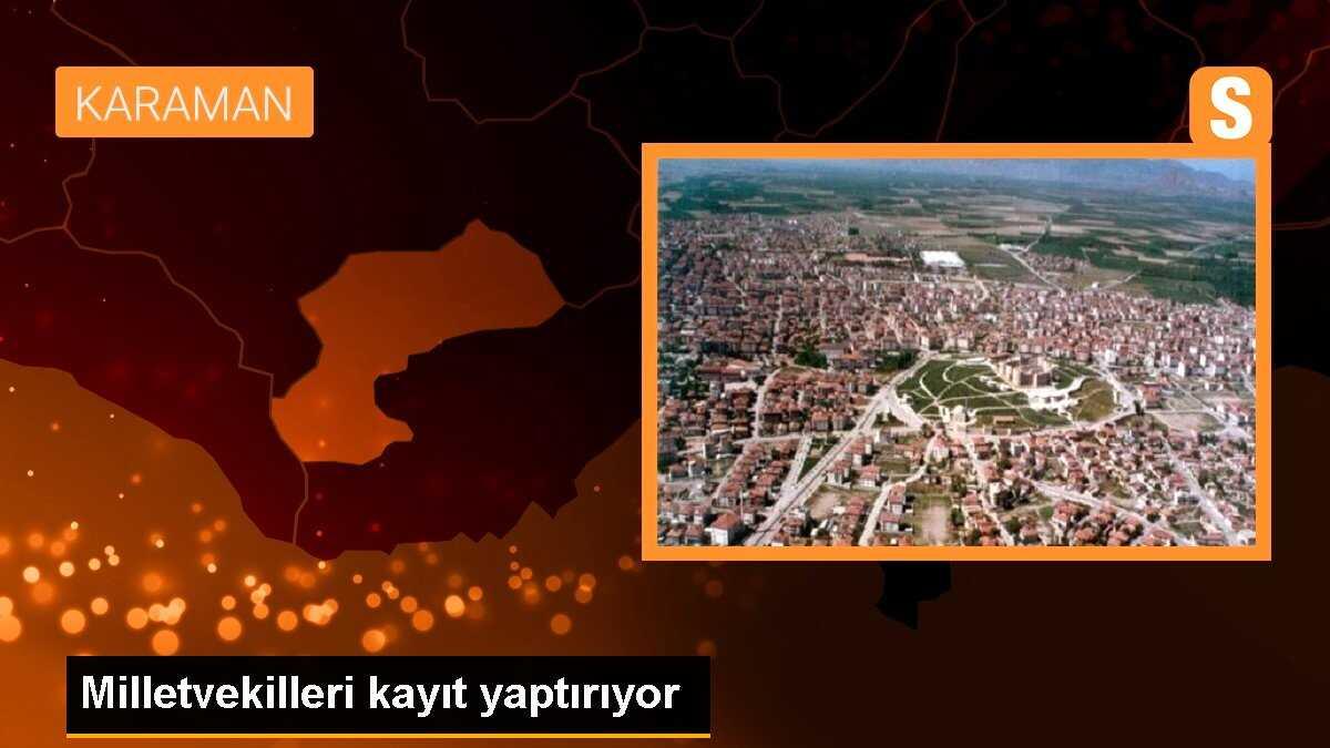 Milletvekillerinin TBMM kayıt işlemleri sürüyor