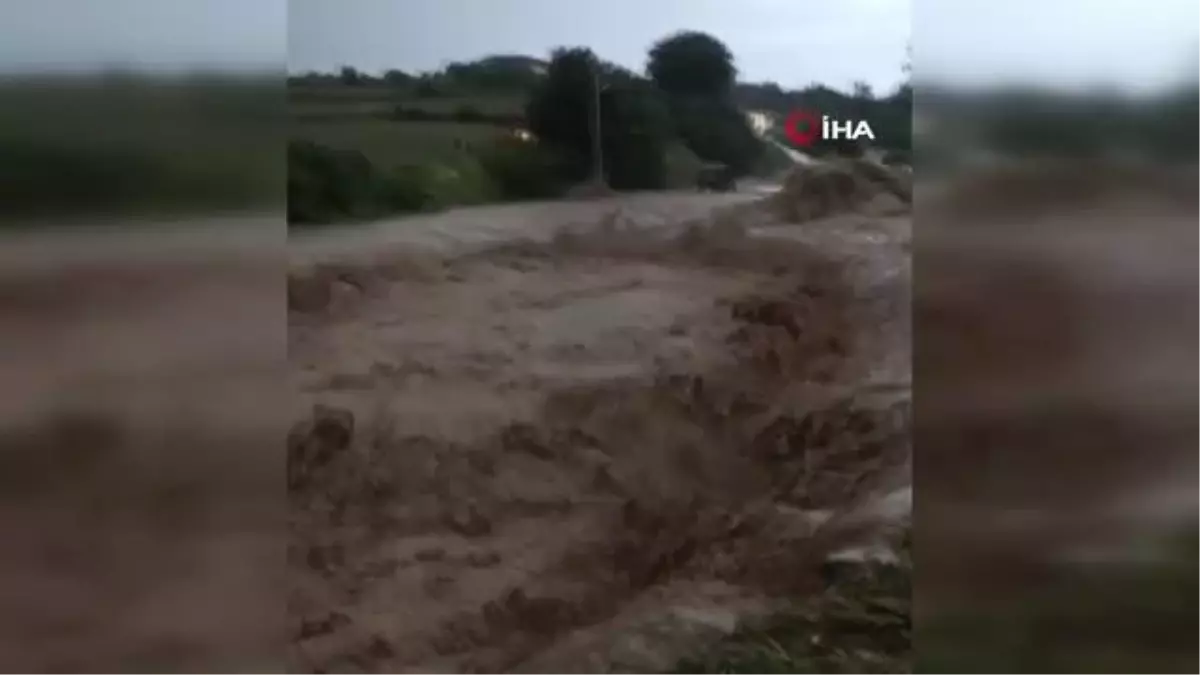 Samsun\'da dolu ve sağanak