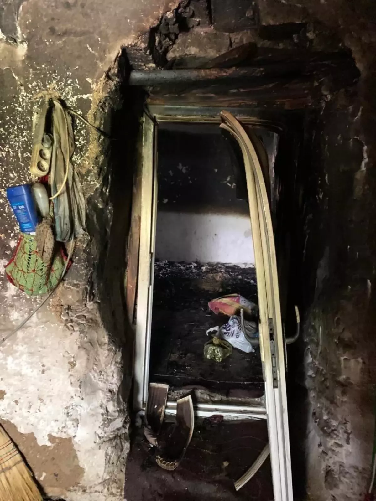 Van\'da bir ev yangını