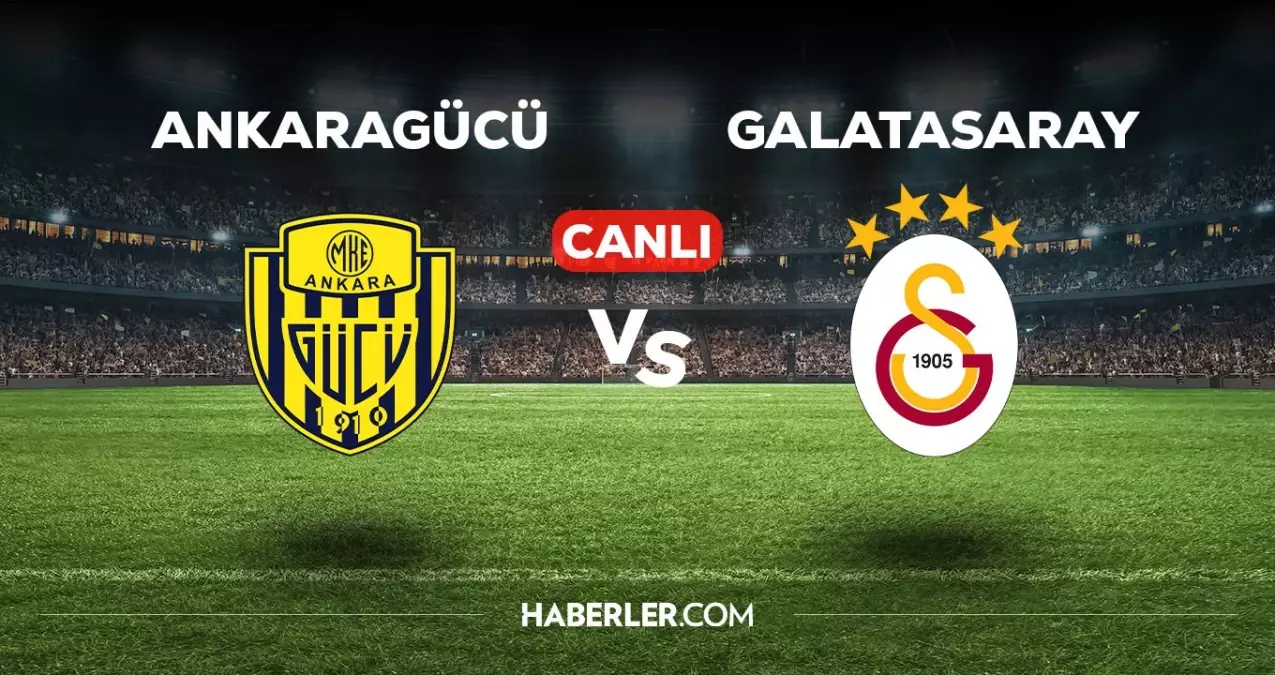Ankaragücü Galatasaray maçı CANLI izle! Ankaragücü Galatasaray maçı canlı yayın izle! Ankaragücü Galatasaray nereden, nasıl izlenir?