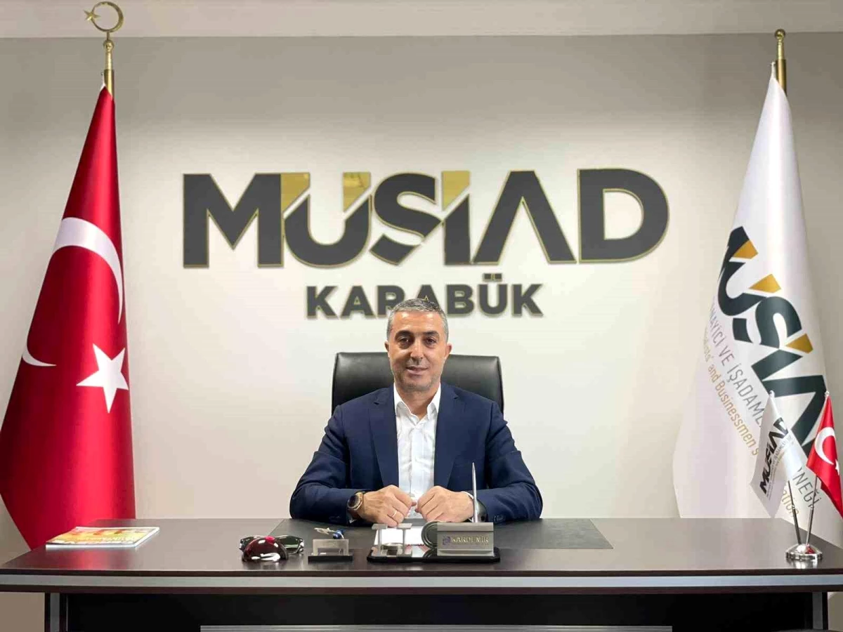 MÜSİAD Karabük Şube Başkanı Cengiz Ünal\'dan Cumhurbaşkanı Erdoğan\'a tebrik