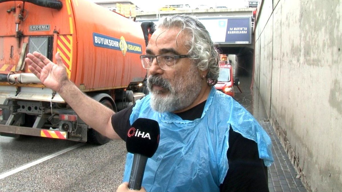 Ankara\'da Tandoğan Köprüsü Altında Su Baskını: Mahsur Kalan Vatandaş Kurtarıldı