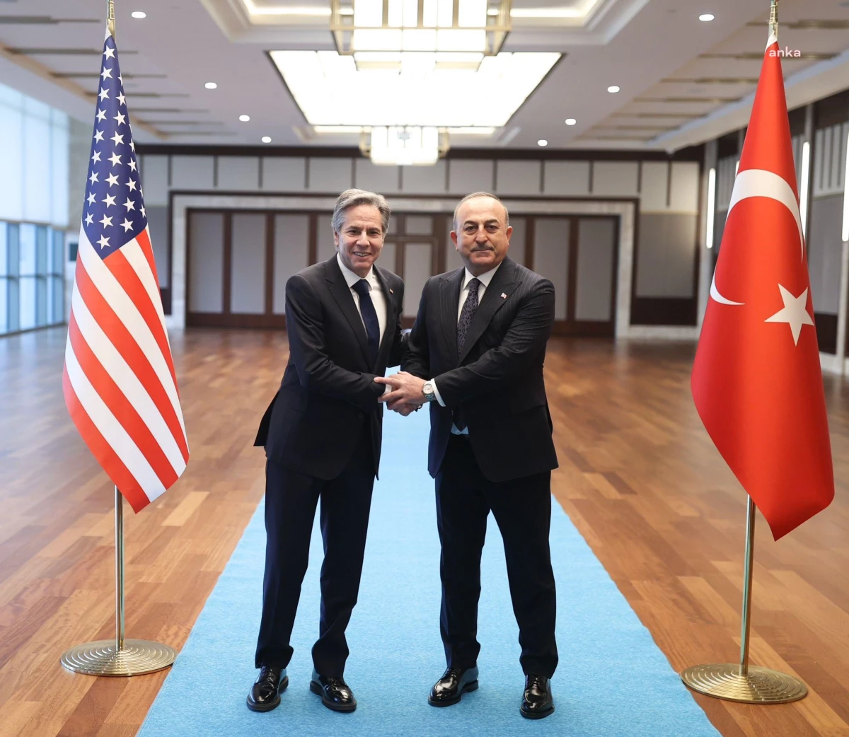 Dışişleri Bakanı Çavuşoğlu, ABD Dışişleri Bakanı Blinken ile Görüştü