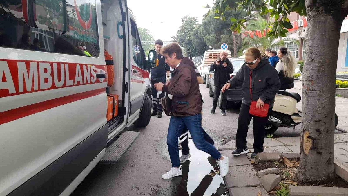 Motosiklet ayağının üzerinden geçti, yaya yaralandı
