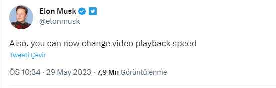 Twitter'a video oynatma hızı özelliği eklendi