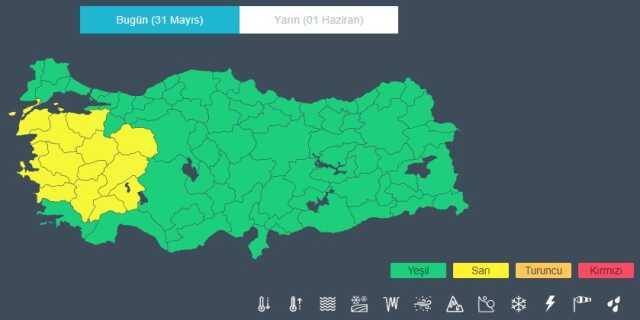 13 kent sağanak yağışa teslim! Meteoroloji'den 'sarı' kodlu uyarı