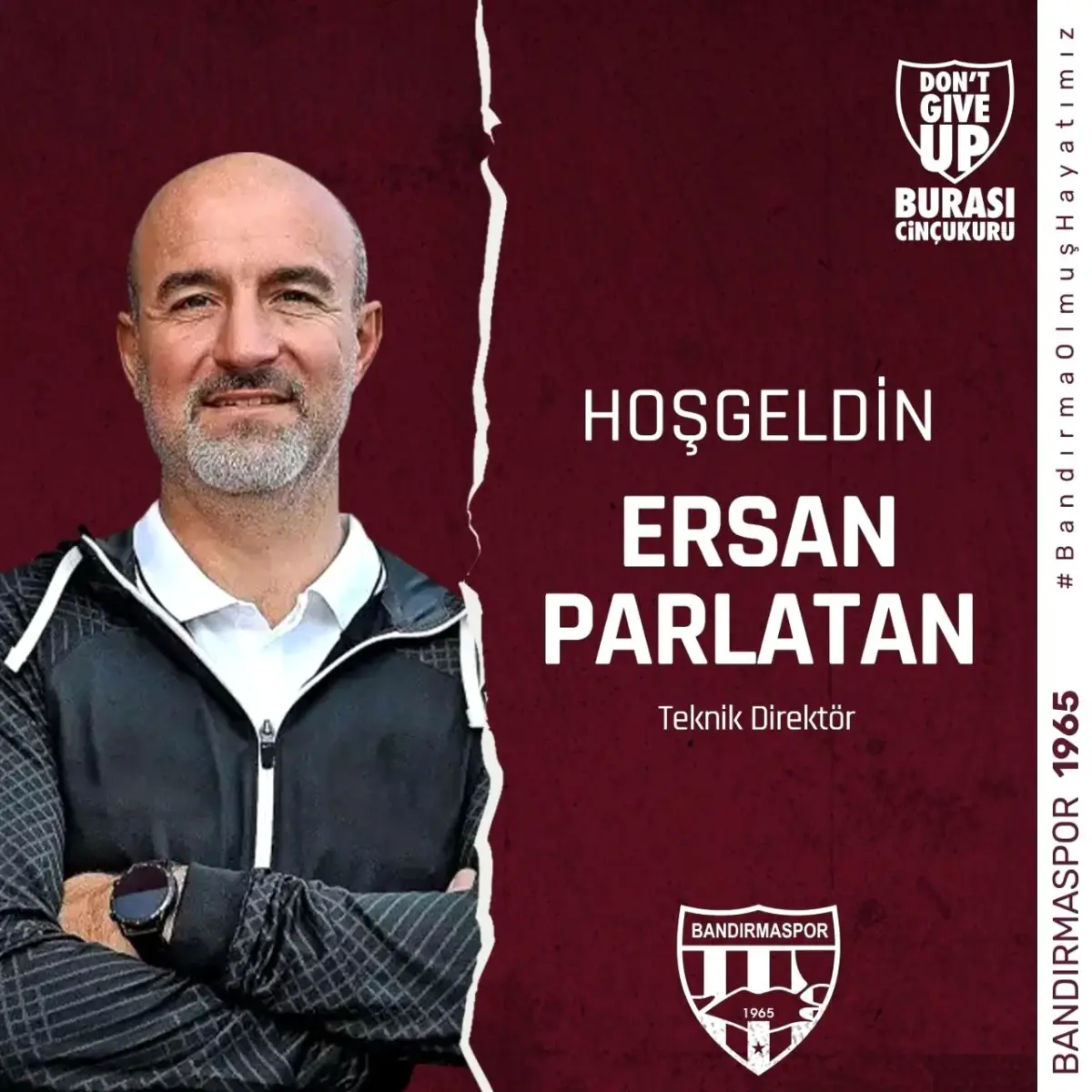 Bandırmaspor\'da yeni teknik direktör Ersan Parlatan