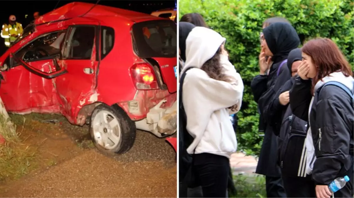 Başıboş köpeğe çarpmamak için direksiyonu kıran öğretmen hayatını kaybetti! Öğrencileri kahroldu