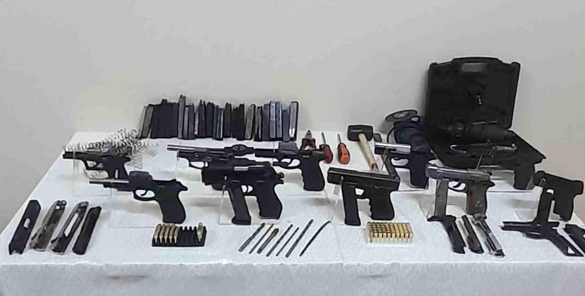 Gaziantep\'te Kaçak Silah İmalathanesine Baskın: 2 Gözaltı