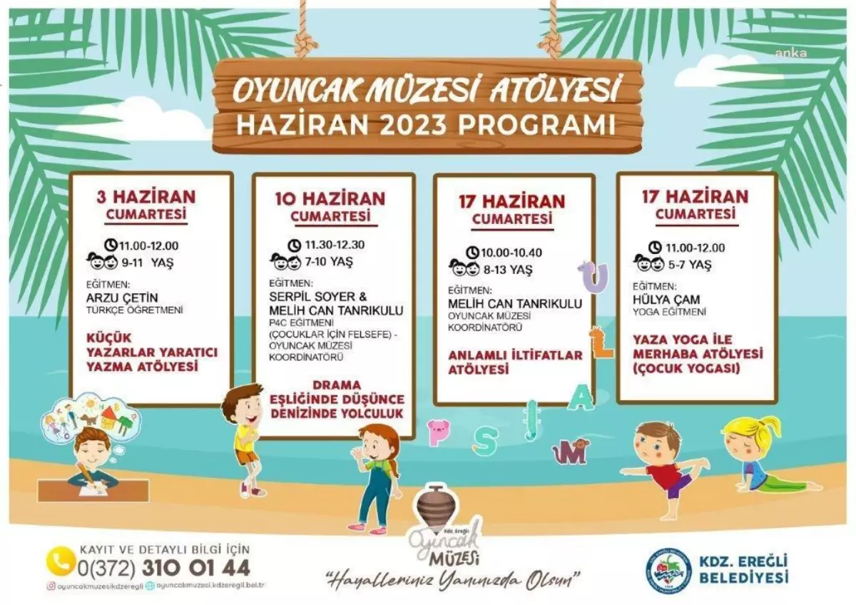 Kdz. Ereğli Oyuncak Müzesi\'nin Haziran Ayı Atölye Programı Açıklandı