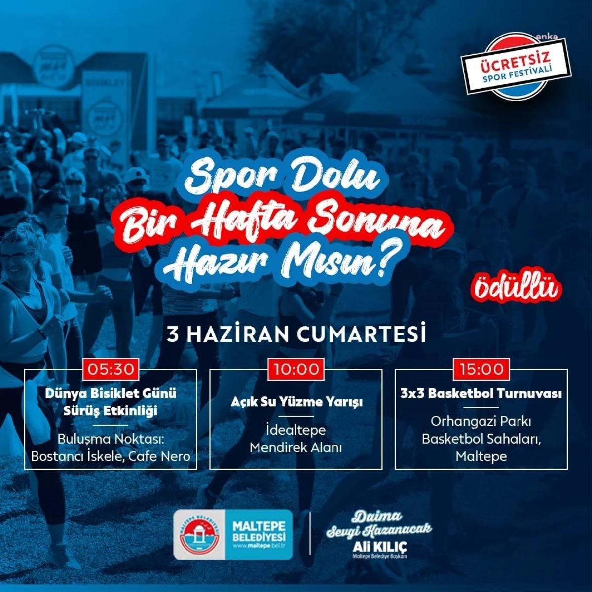 Maltepe Belediyesi\'nin \'Spor Festivali\' Başlıyor