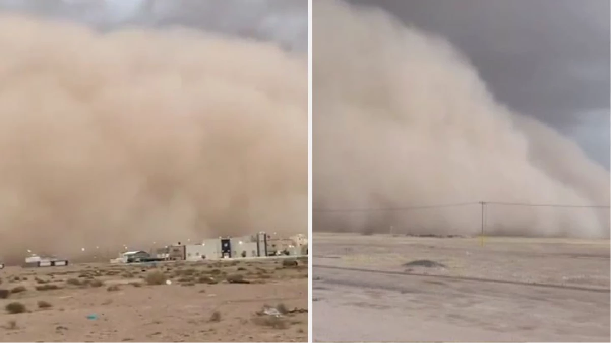 Suudi Arabistan\'da kum fırtınası! Hayat durma noktasına geldi, yaralı sayısı bilinmiyor
