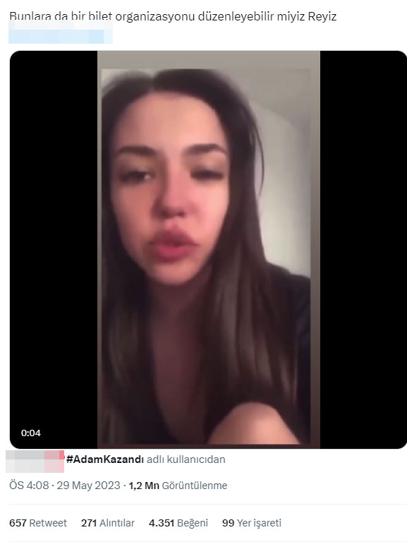 Videodaki genç kadının 28 Mayıs seçimleri sonrası ağladığı iddiası
