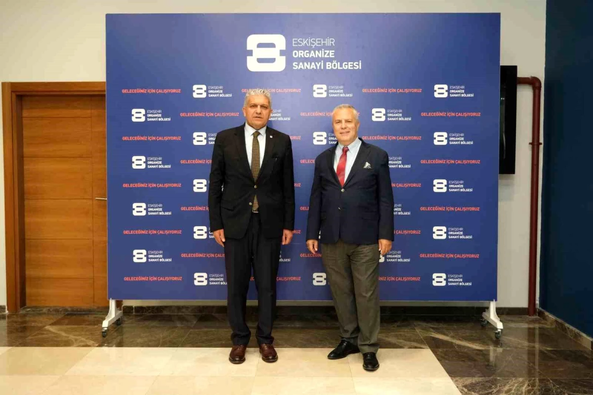 Ziraat Bankası yöneticileri Eskişehir OSB Başkanı ile görüştü