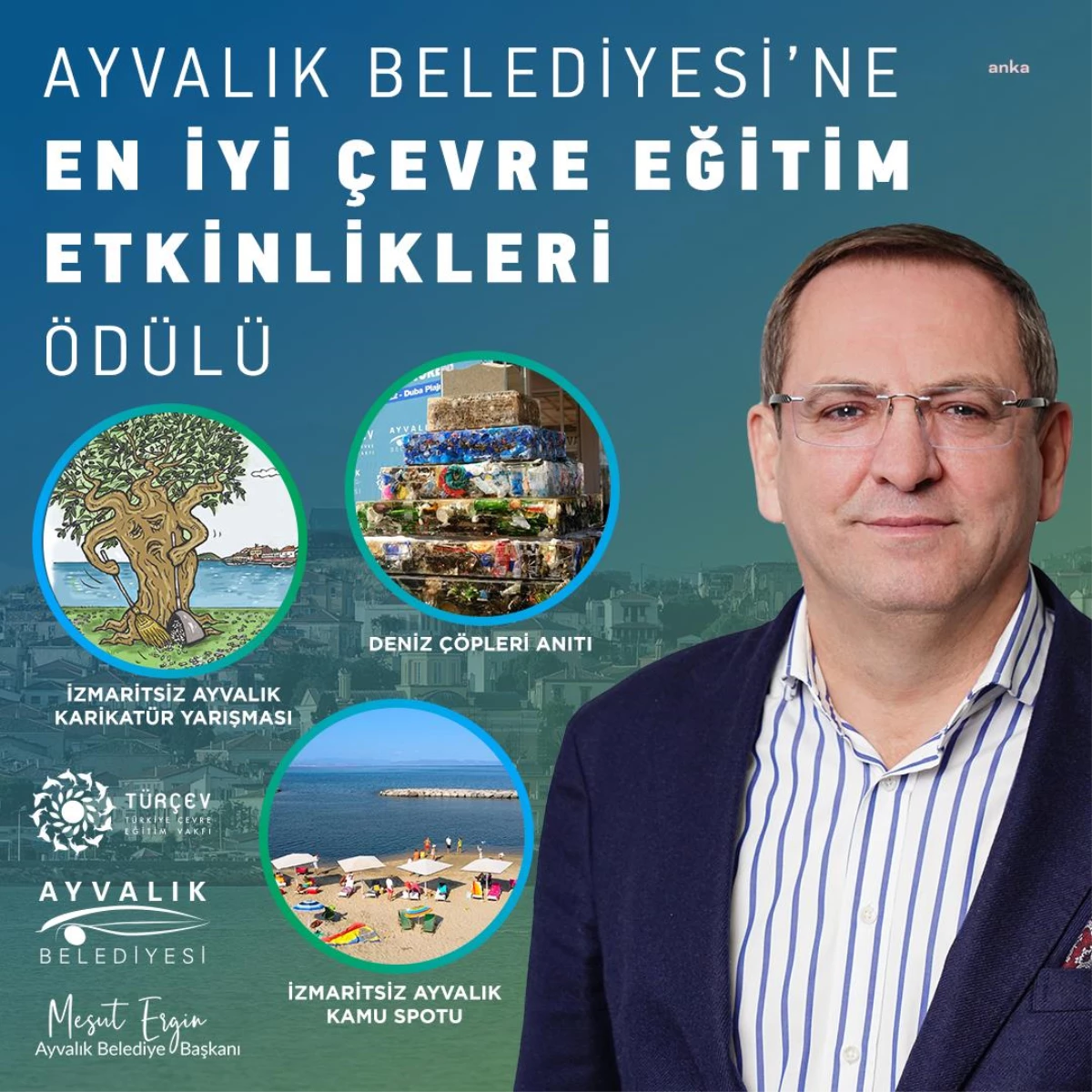 Ayvalık Belediyesi, TÜRÇEV tarafından \'En İyi Çevre Eğitim Etkinlikleri\' ödülüne layık görüldü