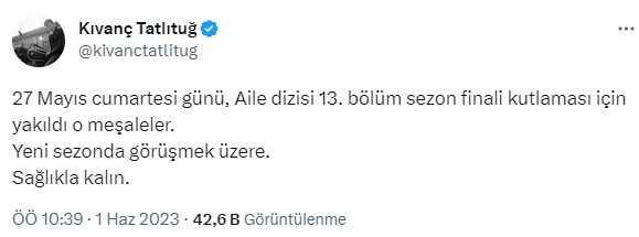 Kıvanç Tatlıtuğ'un seçim sonucunun ardından meşale yakıp kutlama yaptığı iddiası