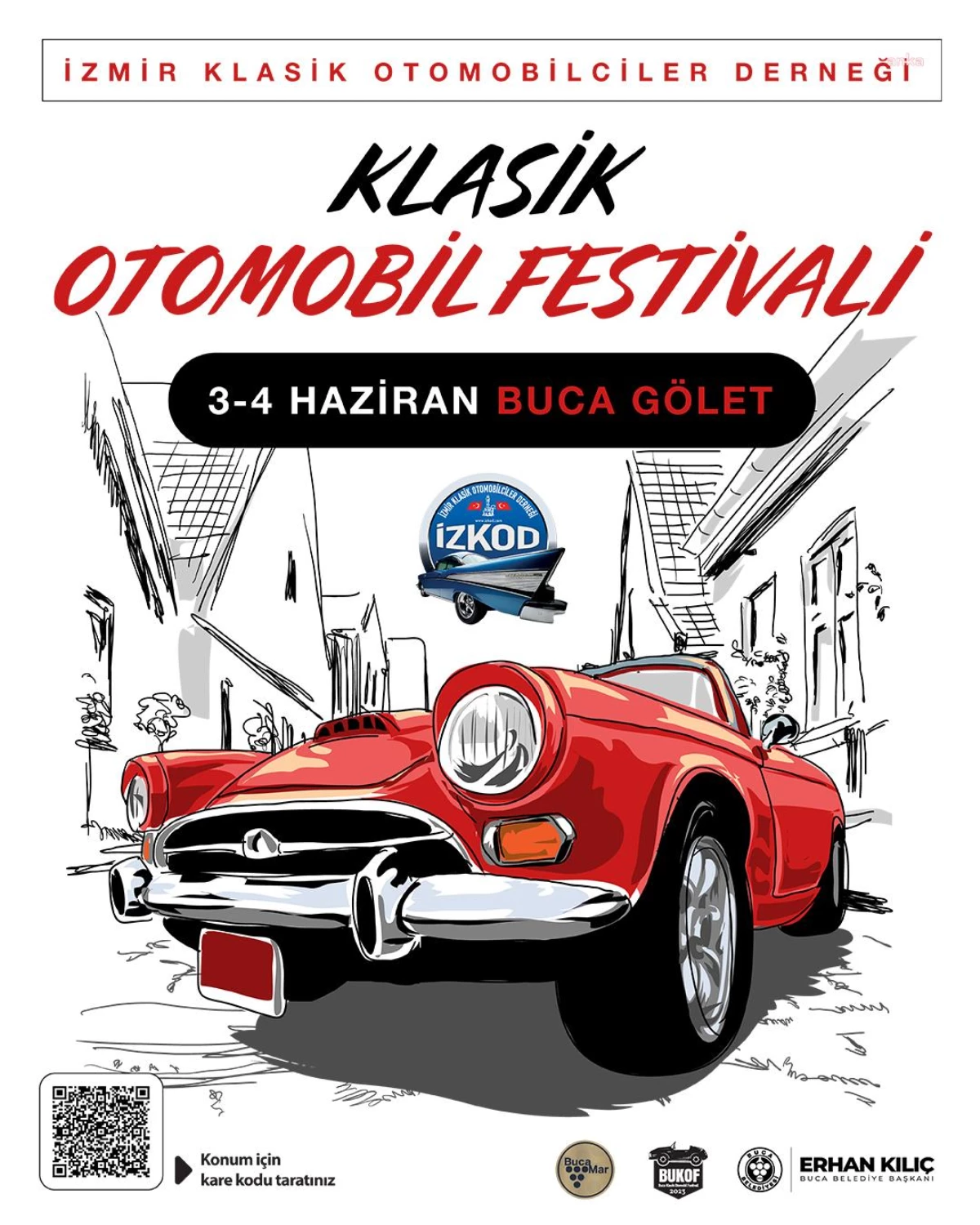 İZKOD ve BUCAMAR işbirliğiyle Buca\'da Klasik Otomobil Festivali düzenlenecek