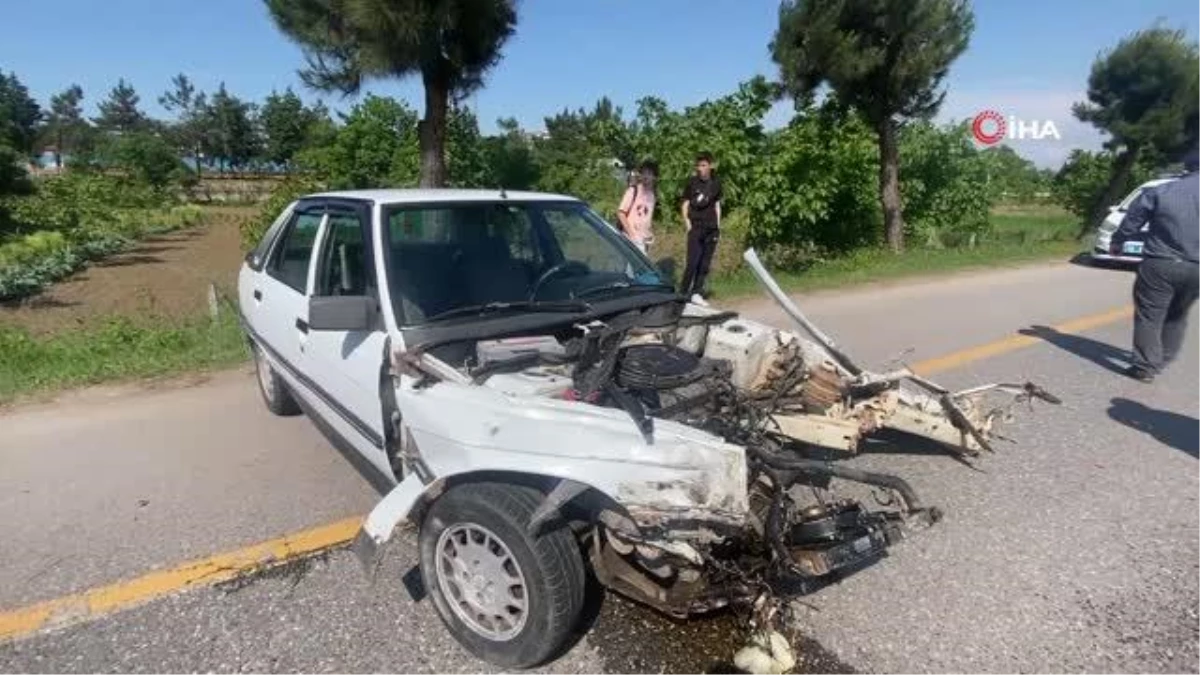 Kontrolden Çıkan Otomobil Zincirleme Kaza Yarattı