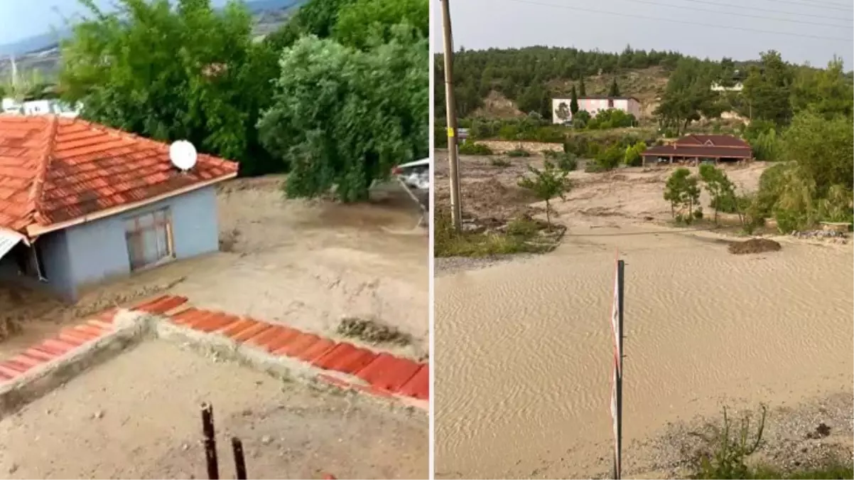 Azgın sular köyü yuttu! Ev ve araçlar sular altında kaldı, hayvanlar telef oldu