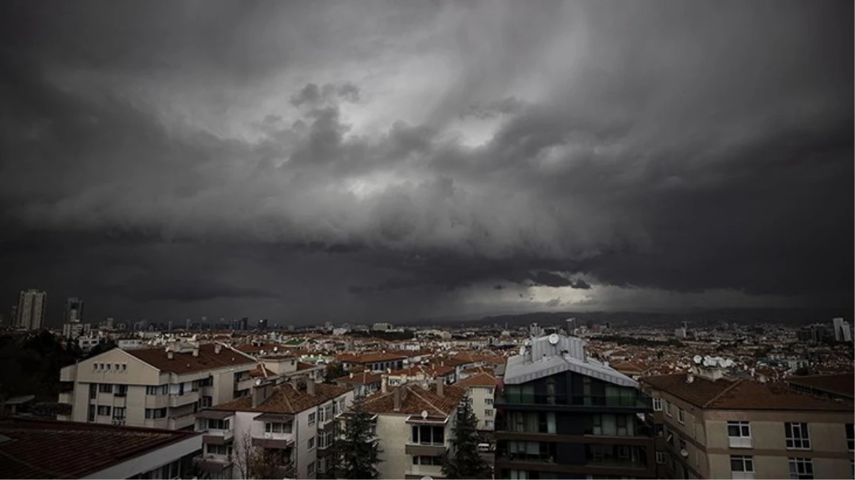 Ankara\'da Yarın Öğleden Sonra Kuvvetli Sağanak Bekleniyor