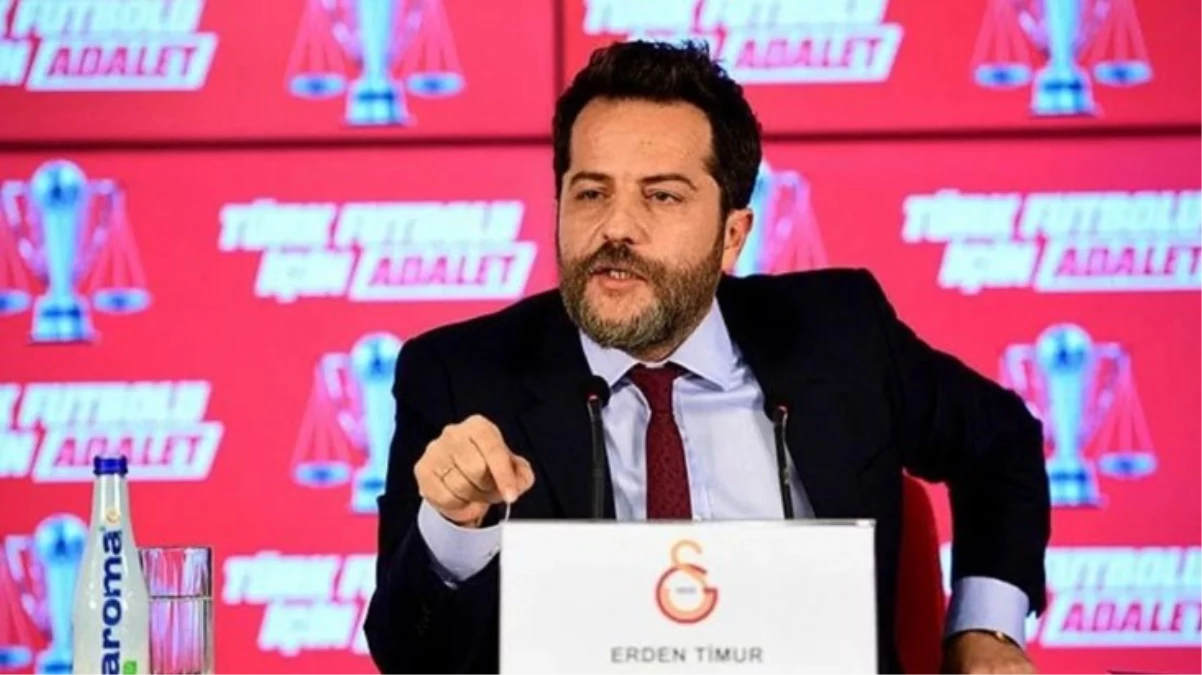 Galatasaray Yöneticisi Erden Timur, sezon sonunda açıklama gerçekleştirecek