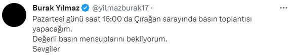 Burak Yılmaz gün ve saat verdi! Kamera karşısına geçip her şeyi anlatacak