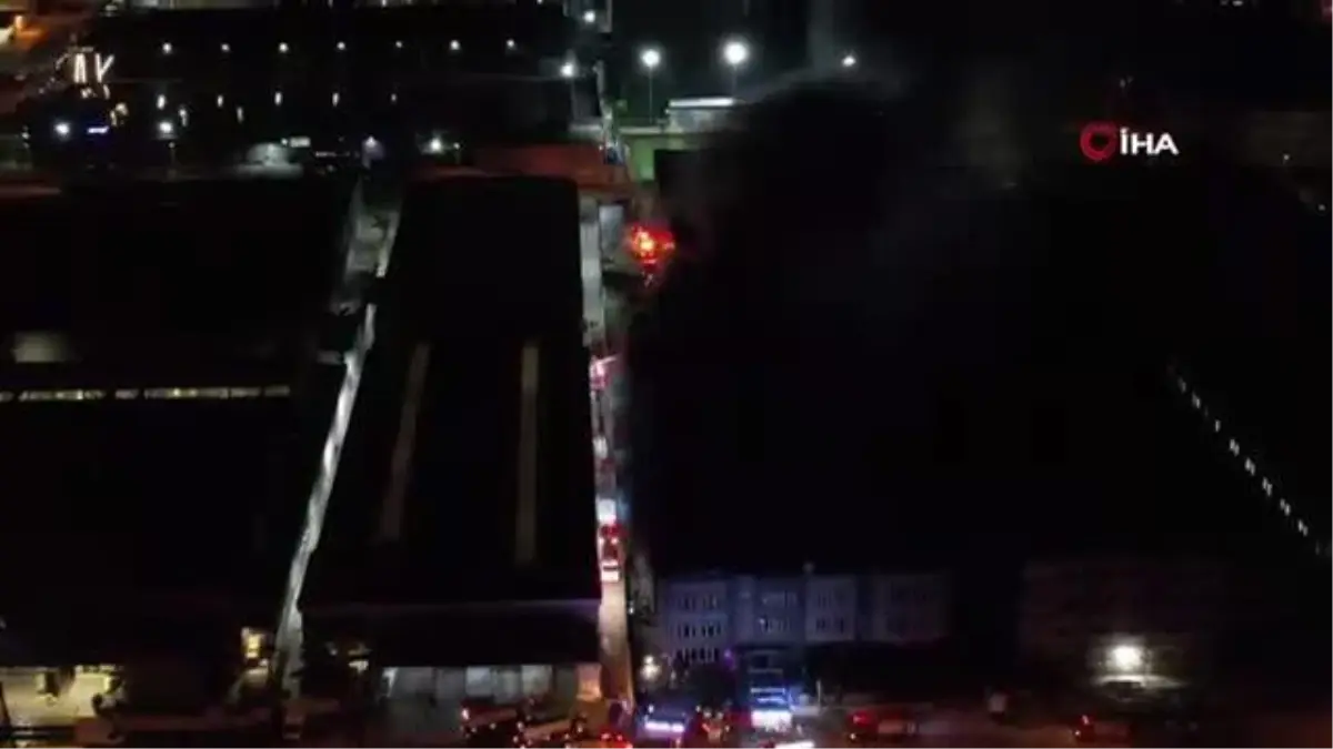Bursa\'da lunapark ve çocuk oyun grubu üreten fabrikada büyük yangın
