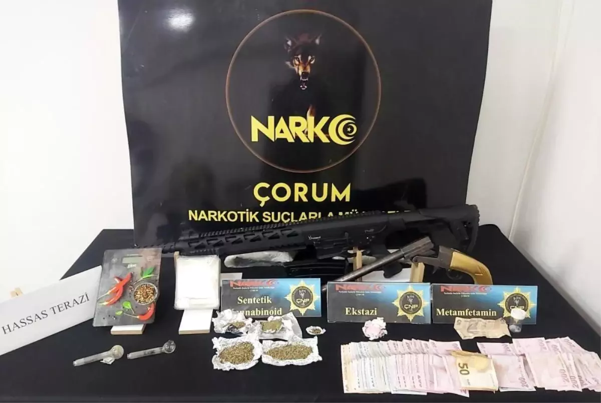 Çorum\'da Narkotik Operasyonları: 85 Kişiden 44\'ü Tutuklandı
