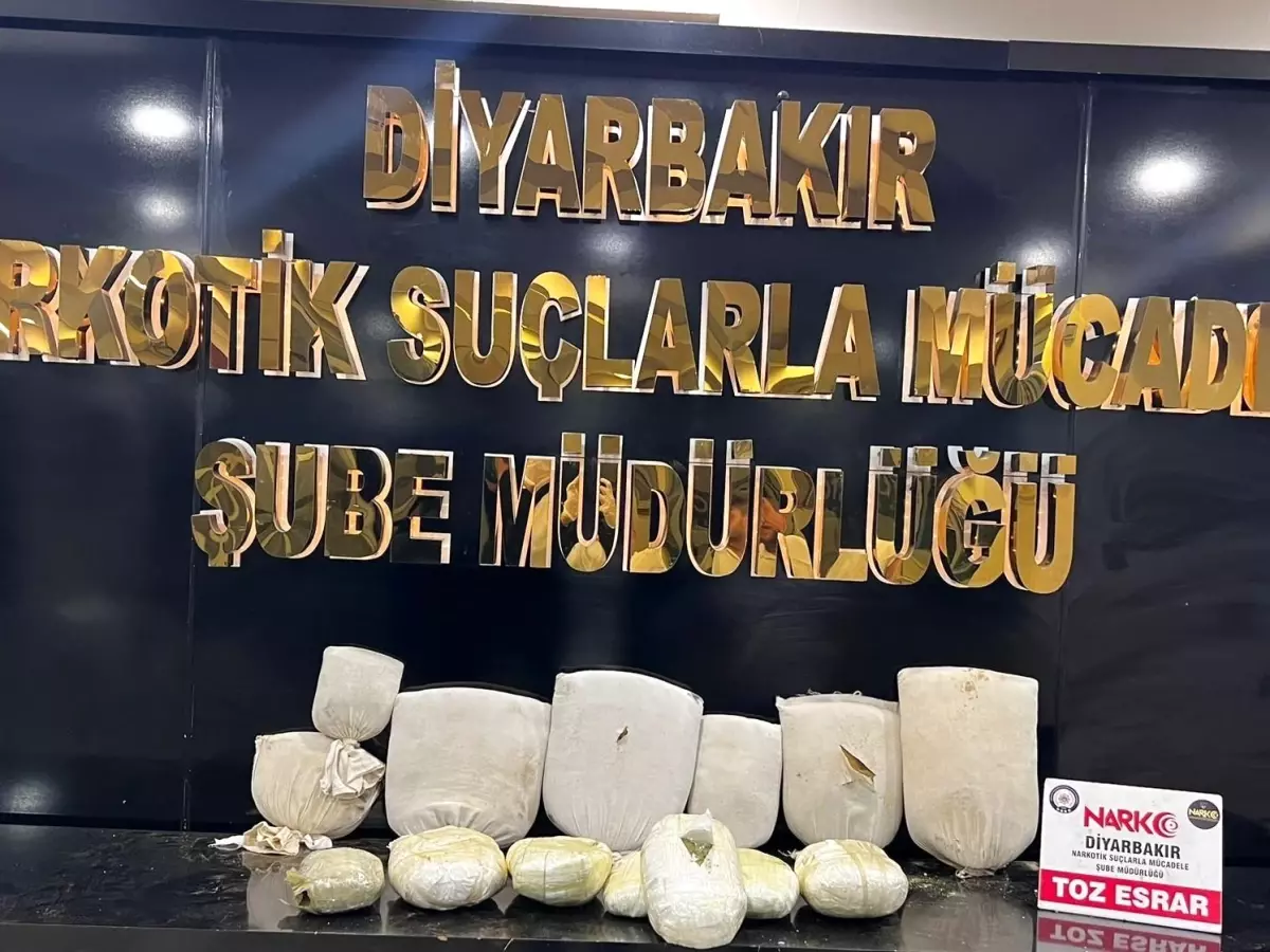 Diyarbakır\'da 63 narkotik operasyonu: 29 kişi tutuklandı