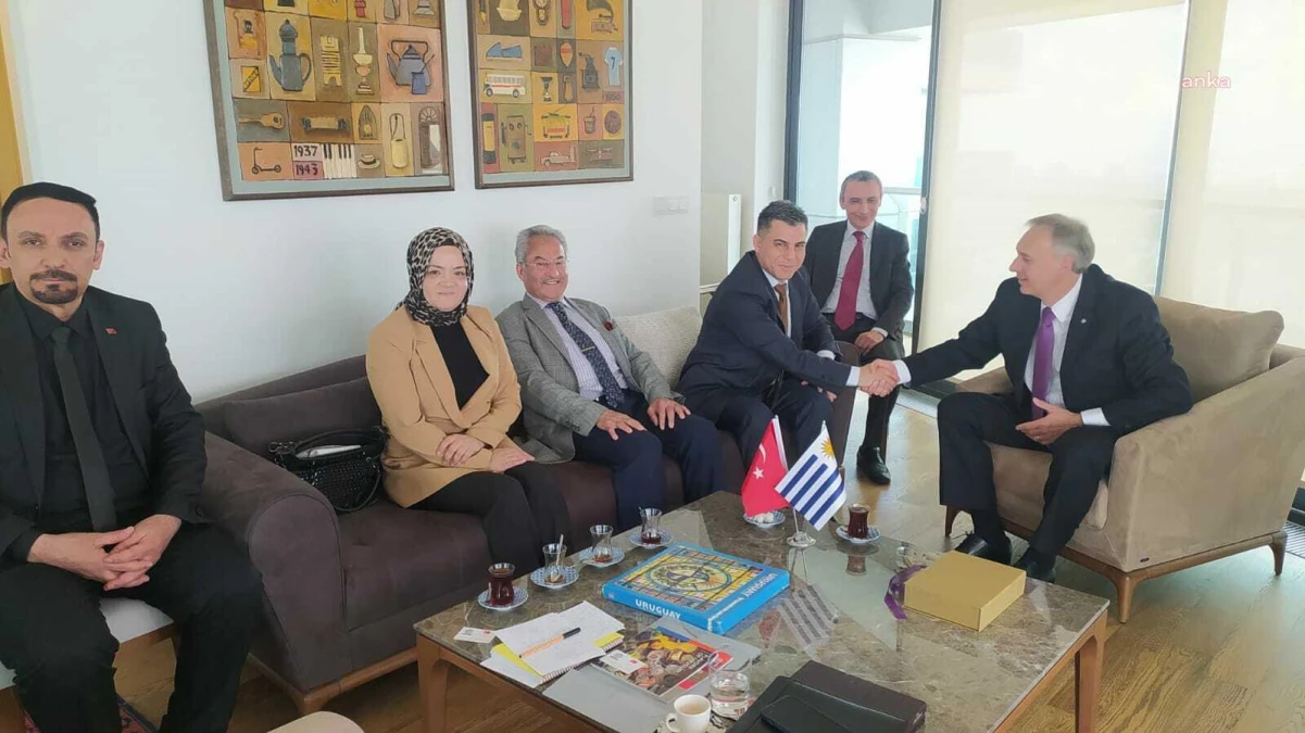 SANKON Genel Başkanı Uruguay Doğu Cumhuriyeti Ankara Büyükelçiliği\'ni ziyaret etti