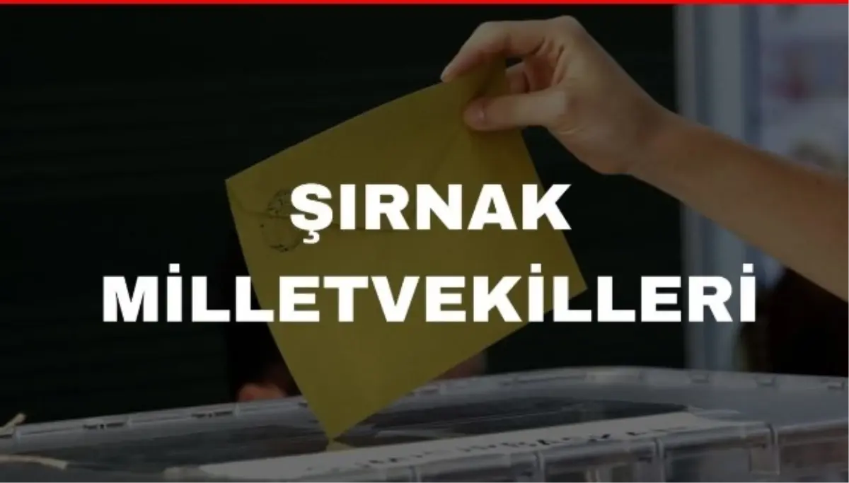 Şırnak\'ta 3 milletvekili seçildi