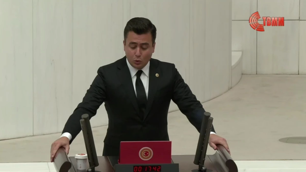 AKP MP Osman Gökçek Repeats Oath After Reading It Incompletely