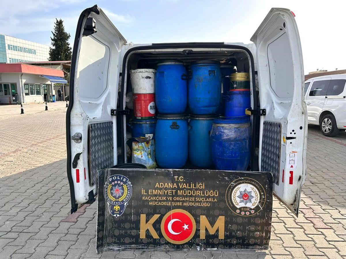 Adana\'da 49 Bin Litre Sahte Akaryakıt Ele Geçirildi, Bir Şüpheli Tutuklandı