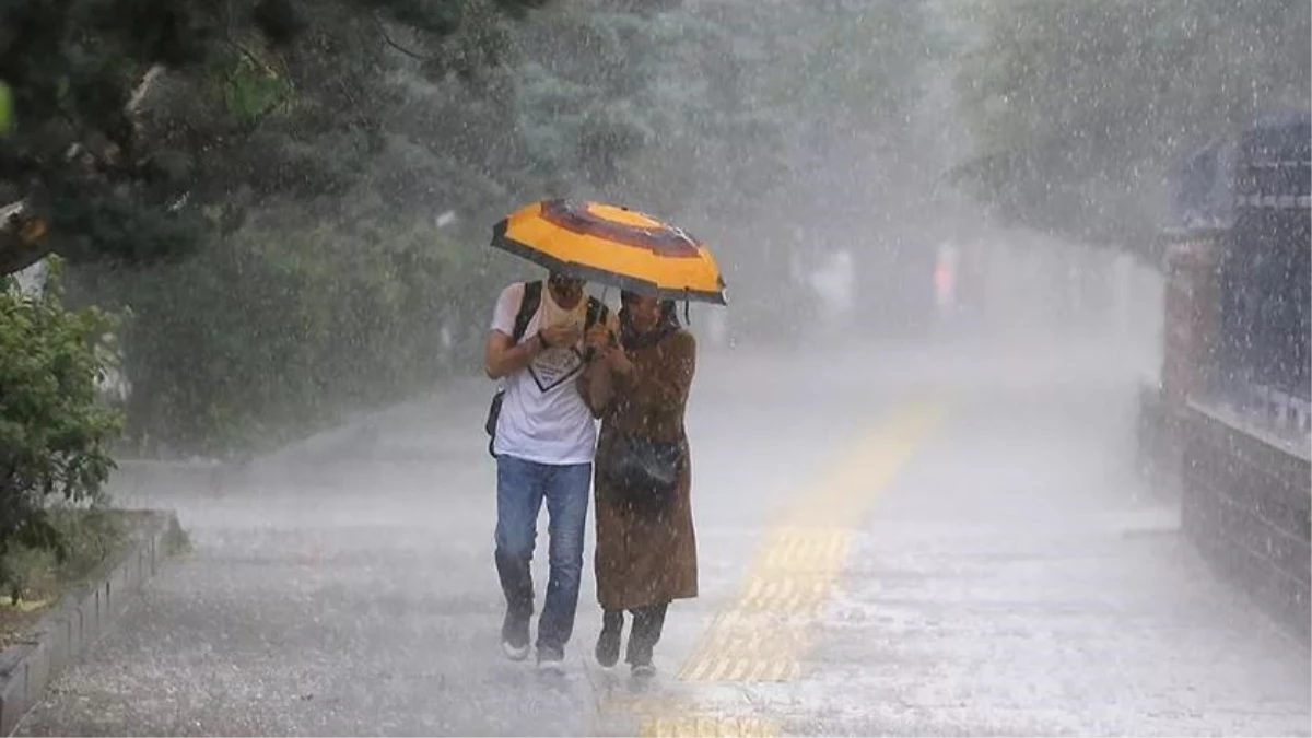 Meteorolojiden 7 bölgeye sağanak yağış uyarısı