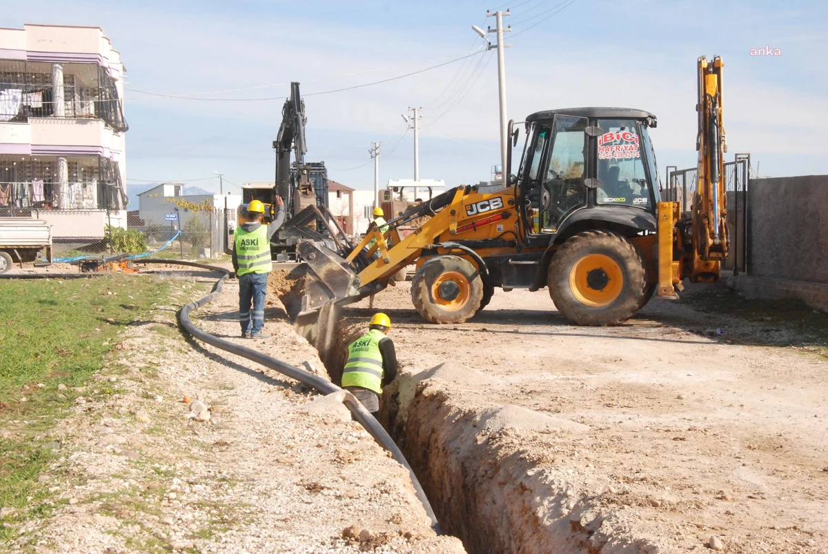 ASKİ, Adana ilçelerinde eş zamanlı içme suyu projeleri yürütüyor