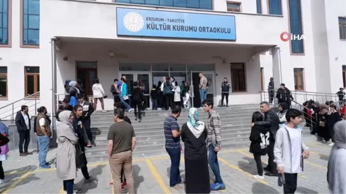 Erzurum\'da LGS Sınavı Başladı