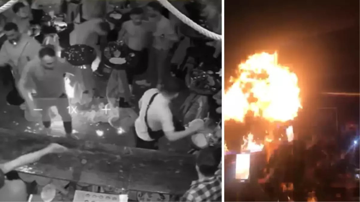 Şişli\'de bir gece kulübünde ispirto şovu faciası: Yaralılar hastaneye kaldırıldı, işletme çalışanları gözaltına alındı