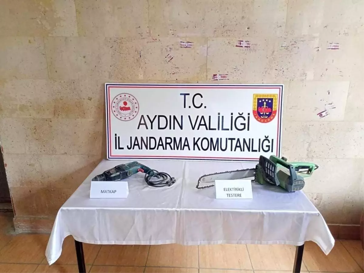 Aydın\'da Elektrikli Testere ve Matkap Çalıntısı: Şüpheli Yakalandı