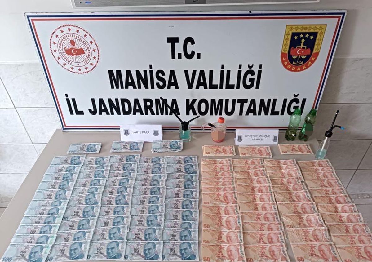 Manisa Akhisar\'da Sahte Banknot Operasyonu: 17 Bin 500 TL Ele Geçirildi