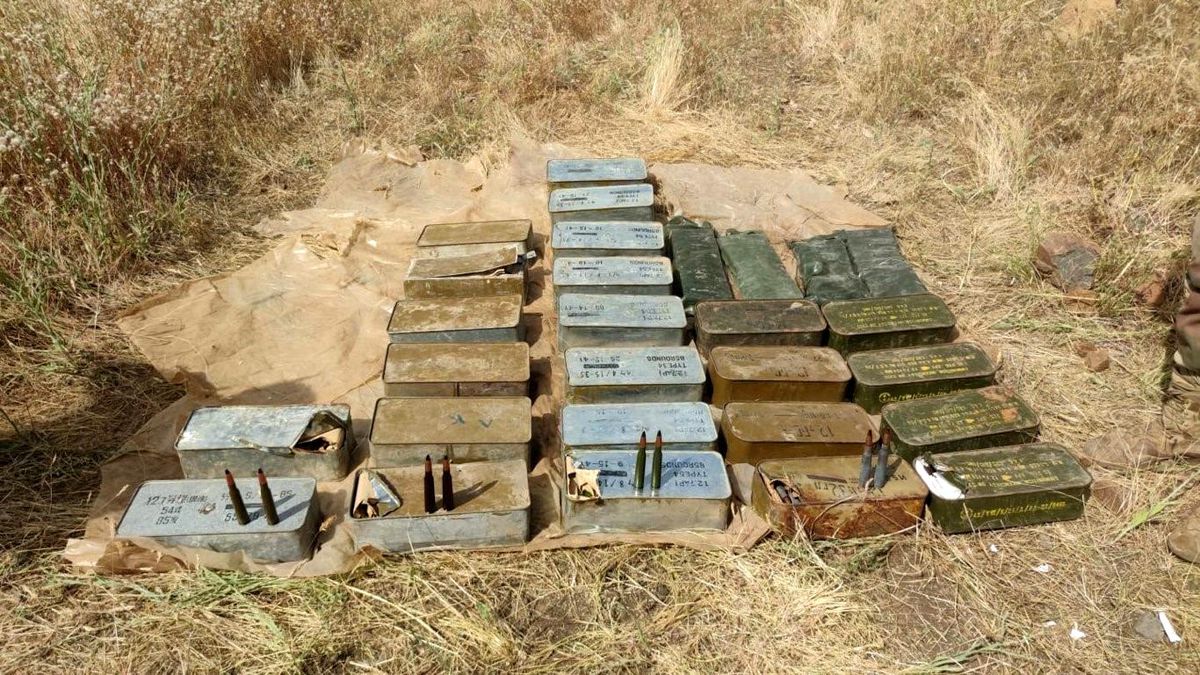 MSB: "PKK\'ya ait 2 bin 160 adet Doçka makineli tüfek mühimmatı ele geçirildi"