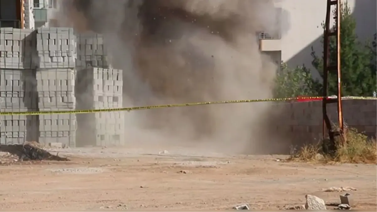 Şanlıurfa\'da inşaat alanında patlamamış havan mermisi bulundu