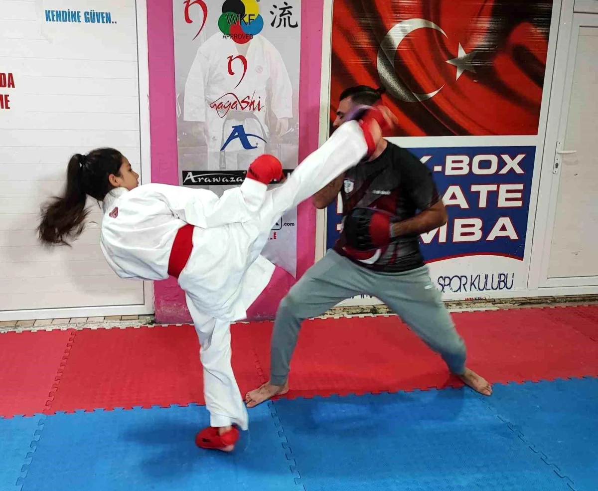 Adana\'da 12 yaşındaki karateci Tuna Gürbüz Balkan Şampiyonu oldu