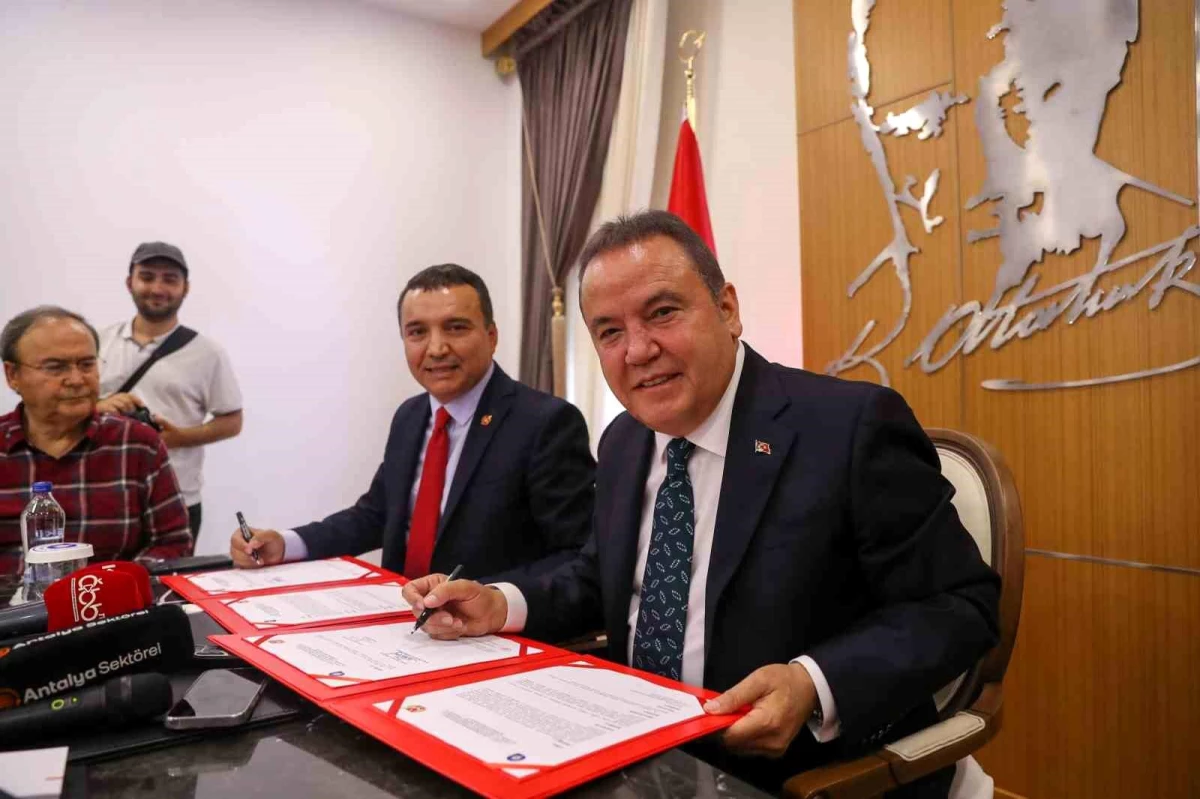Antalya Büyükşehir Belediyesi, AGC ile ortak hizmet projesi ve işbirliği protokolü imzaladı