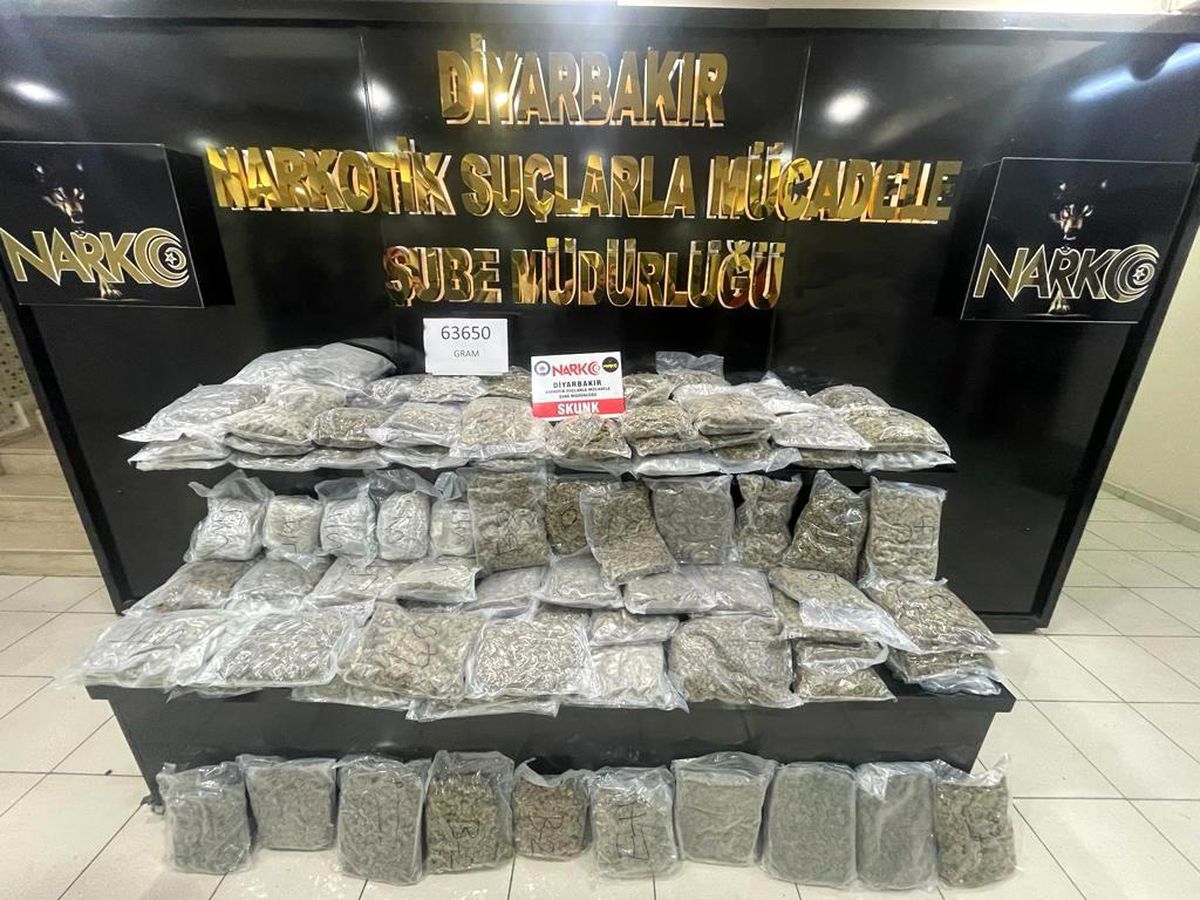 Diyarbakır\'da 24 operasyonda kilolarca uyuşturucu ele geçirildi