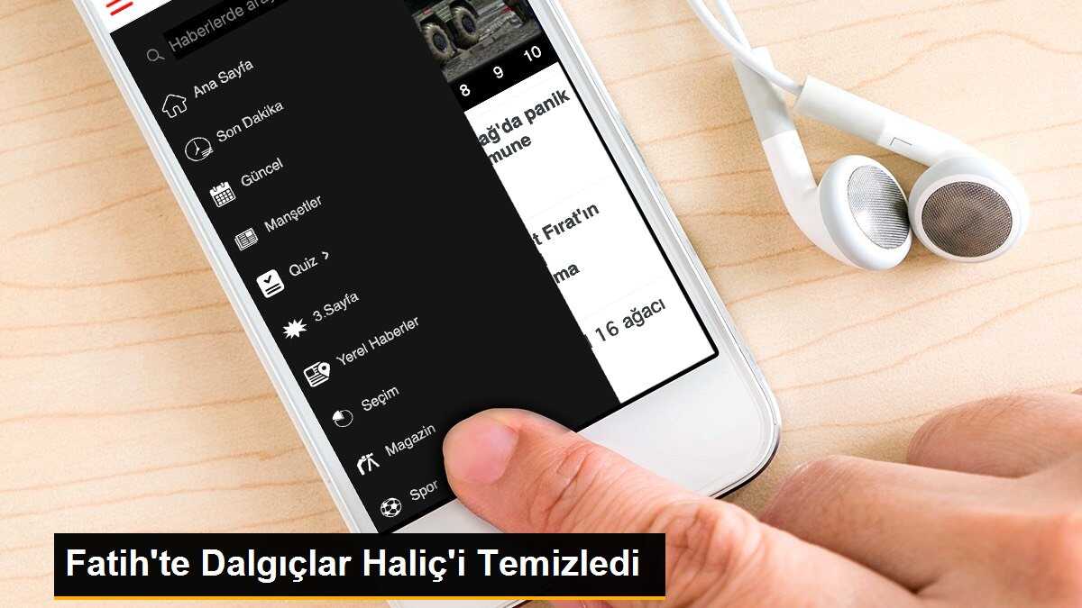 Fatih\'te Dalgıçlar Haliç\'i Temizledi