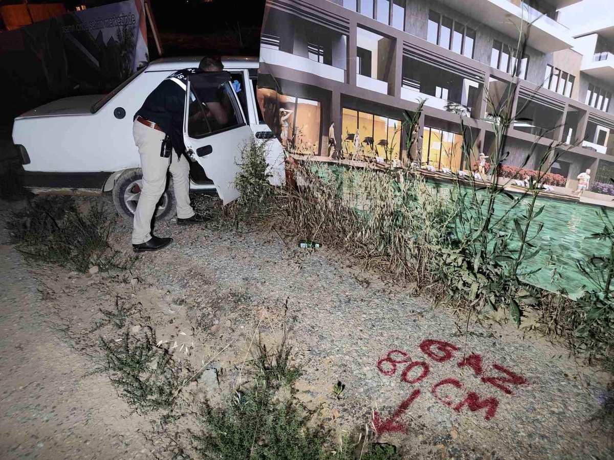 Kuşadası\'nda çalınan LPG\'li otomobil kaza yaparak bulundu