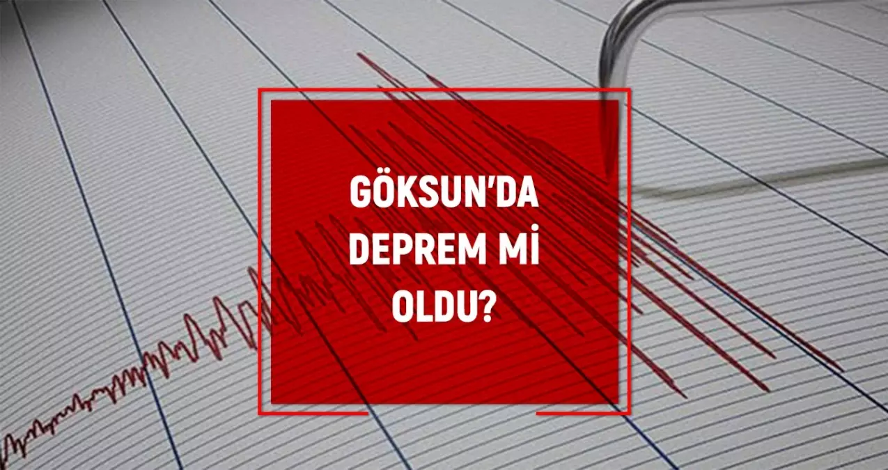 Göksun\'da 4.4 Büyüklüğünde Deprem Meydana Geldi