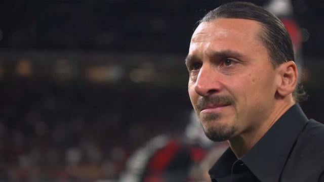 Herkesi hüngür hüngür ağlattı! Zlatan Ibrahimovic gözyaşları için futbolu bıraktı