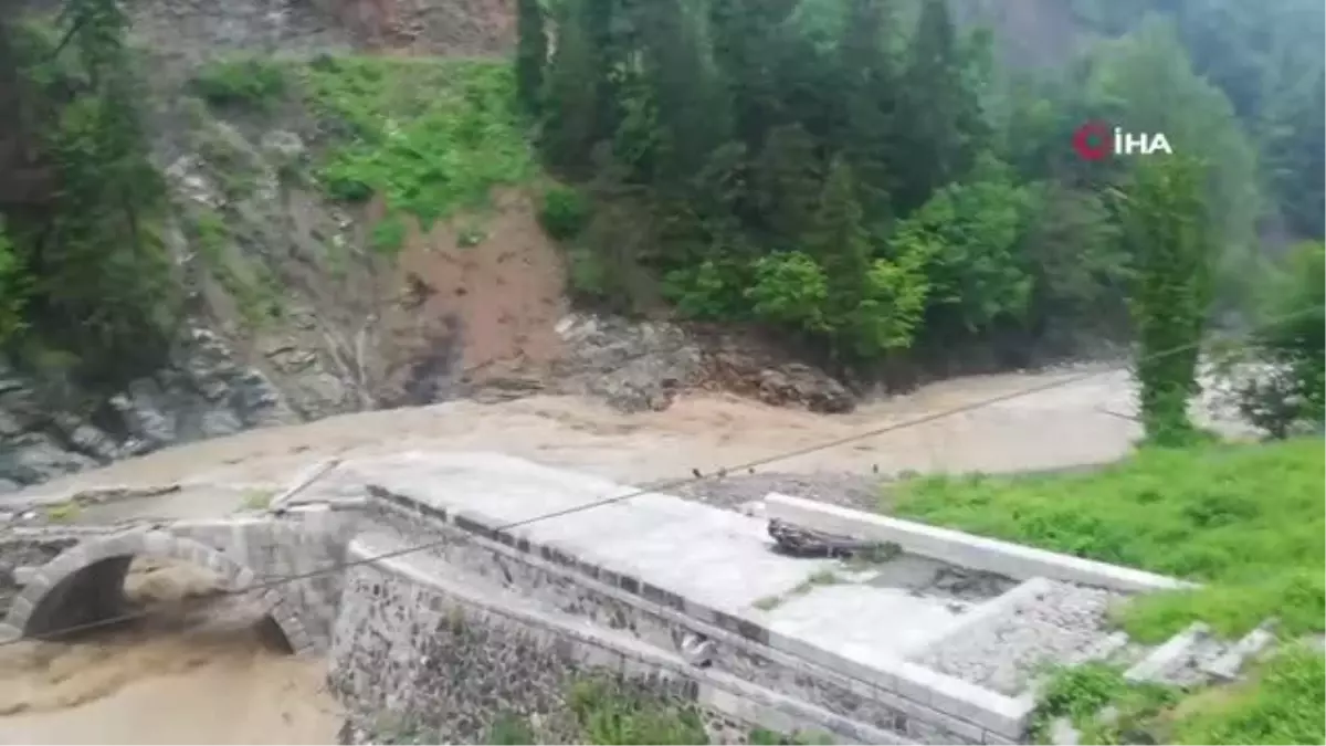 Kurtuluş Savaşına Tanık Tarihi Köprü Selde Zarar Gördü